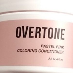 2 oz overtone pastel pink color conditioner NWT